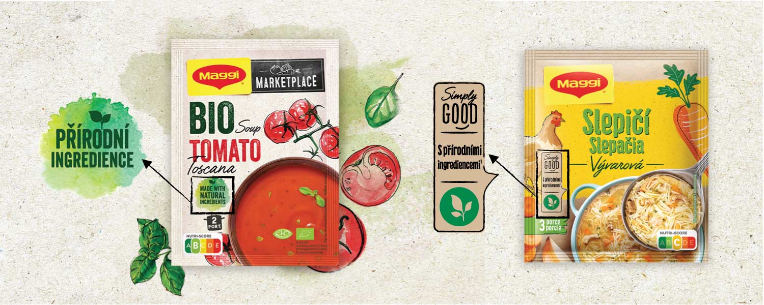 Maggi přírodní ingredience