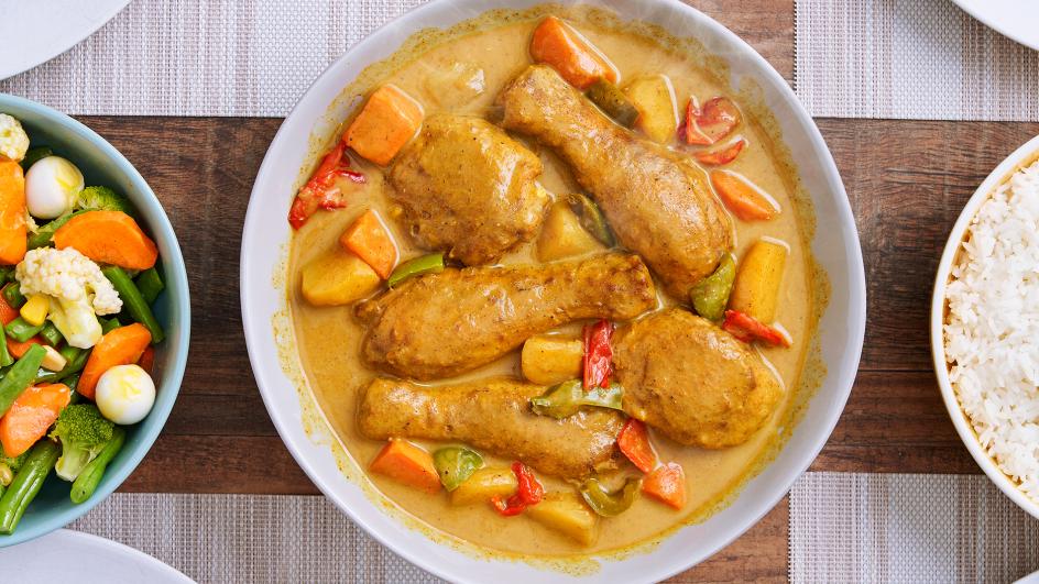 Recept na krémové kuřecí kari
