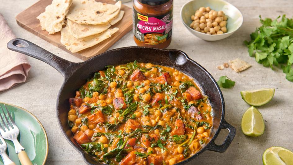 Cizrnové chicken masala