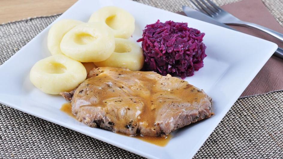 Vepřová krkovice ve vlastní omáčce
