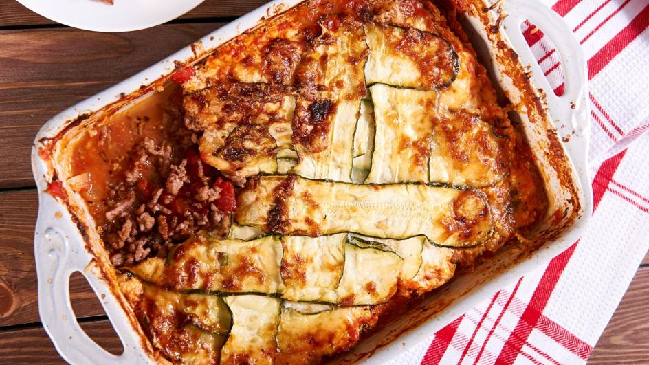 Boloňské lasagne s cuketou a parmazánem