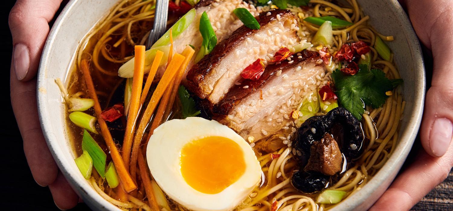Ramen s bůčkem