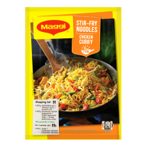 MAGGI Nápady Nudle z pánve Kuře na kari se zeleninou 185g