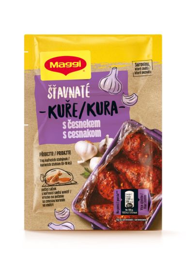 Maggi šťavnaté kuře s česnekem