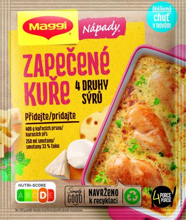 Maggi zapečené kuře se sýrovou omáčkou