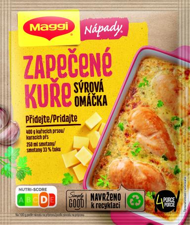 Maggi zapečené kuře se sýrovou omáčkou