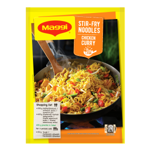 MAGGI Nápady Nudle z pánve Kuře na kari se zeleninou 185g