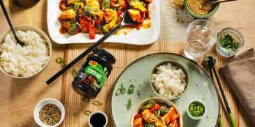 Japonské kuřecí teriyaki s rýží