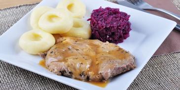 Vepřová krkovice ve vlastní omáčce