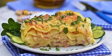 Carbonara lasagne