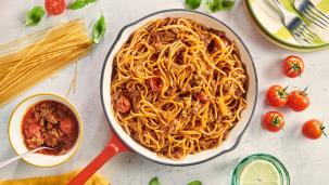 Boloňské špagety s mletým masem